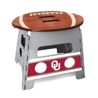 FANMATS NCAA University of Oklahoma Plastic Folding Step Stool 24580