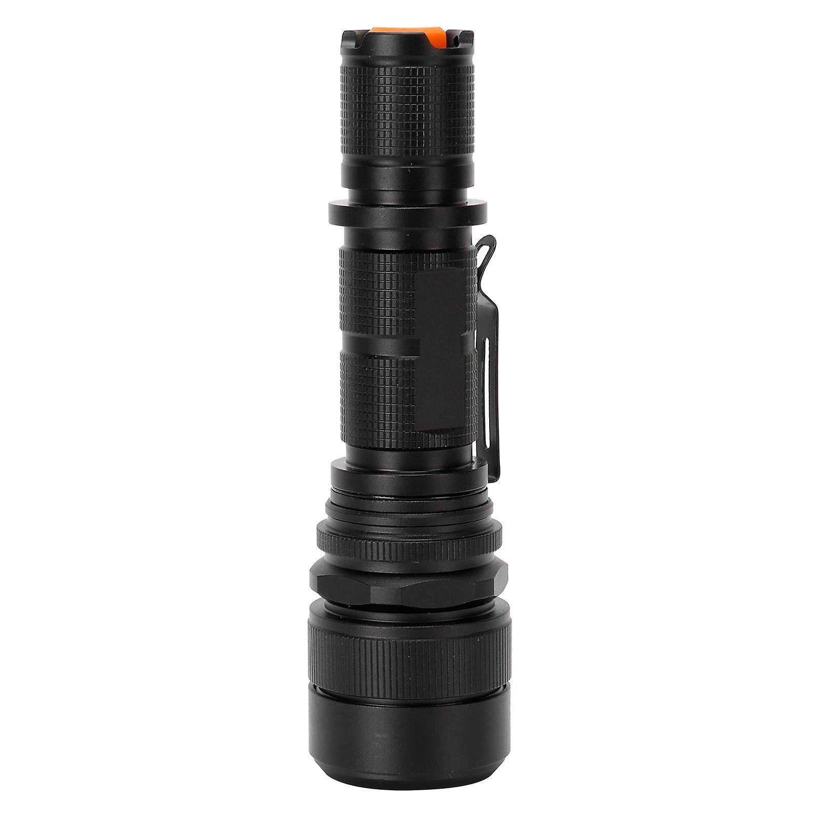 Aluminum Alloy Led Strong Light Flashlight Cycling Lighting Telescopic Focusing Flashlight