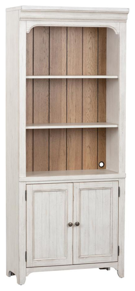 Farmhouse Reimagined Bookcase   Contemporary   Bookcases   by BisonOffice  Houzz