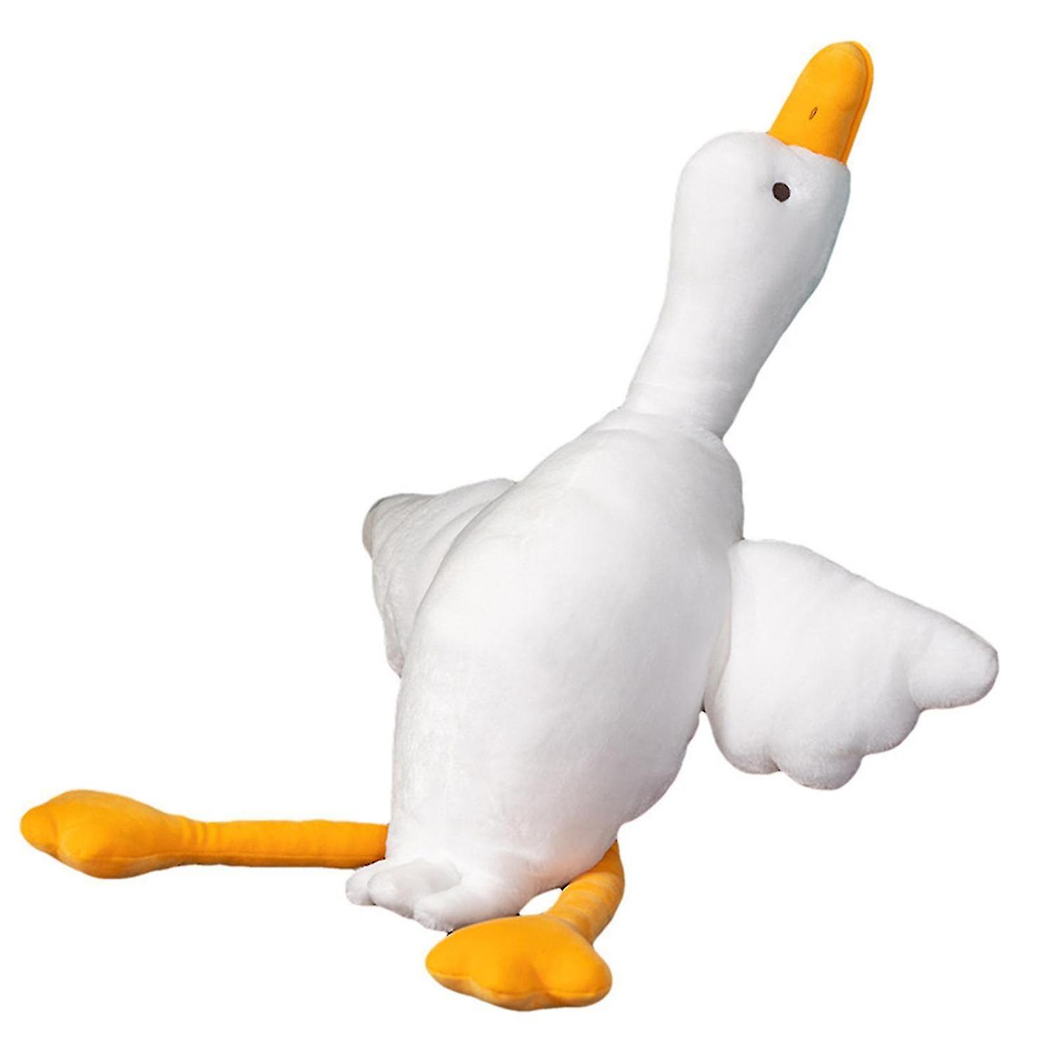 Goose Stuffed Animal Pillow Toy， Cute Giant White Goose Stuffed Animal Duck Plush Pillow，super Soft