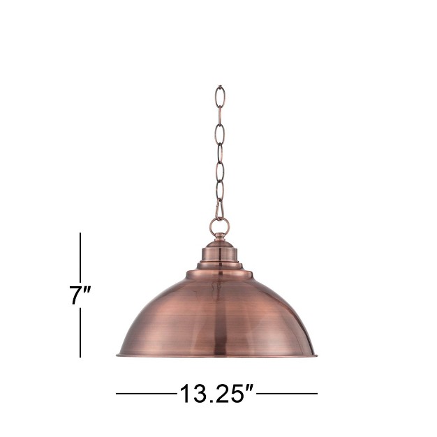 Wide Industrial Rustic Dome Shade For Dining Room House Foyer Kitchen Island Entryway