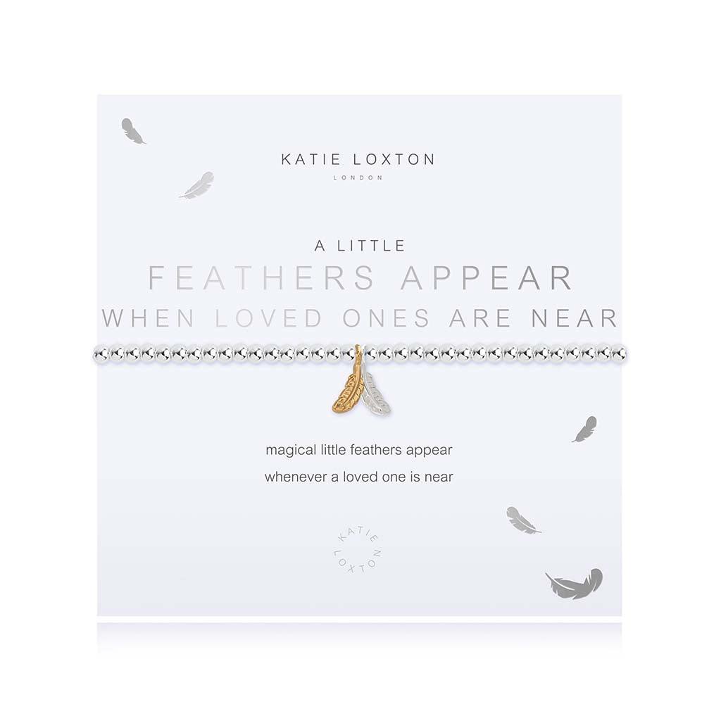 Katie Loxton  A Little Feathers Appear When Loved Ones are Near Bracelet