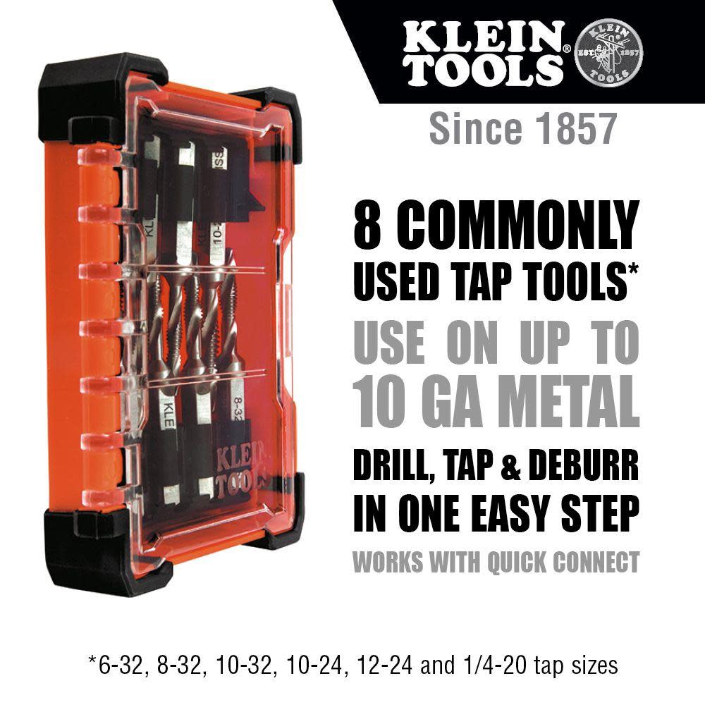 8 Piece Drill Tap Tool Kit ;