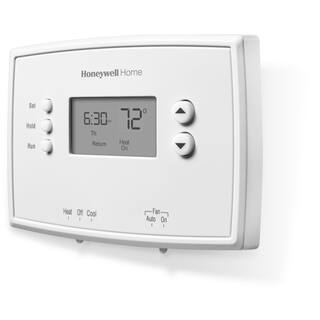 Honeywell Home 1-Week Programmable Thermostat with Digital Display RTH221B