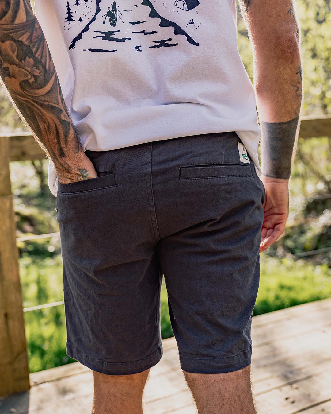 365 Organic Cotton Shorts - Charcoal