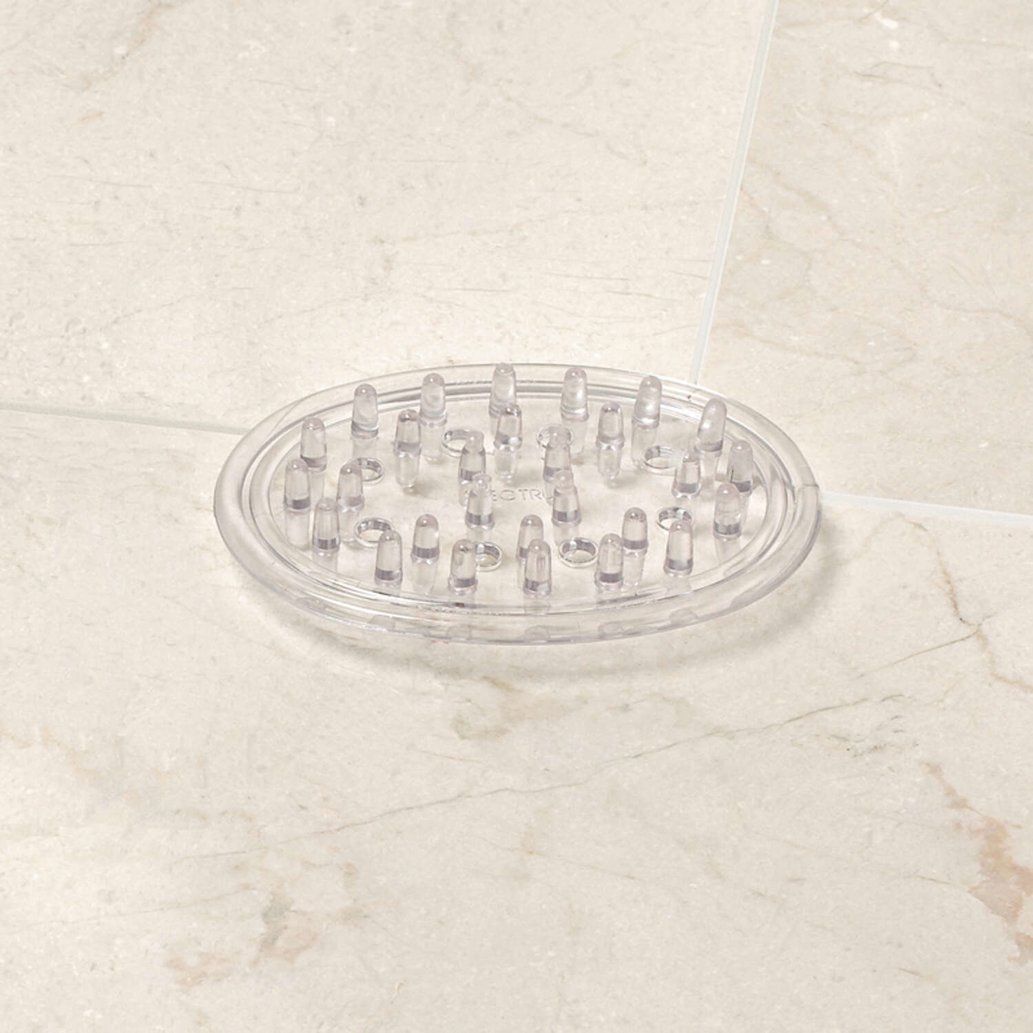 Spectrum Soap Saver Clear Plastic Soap Dish