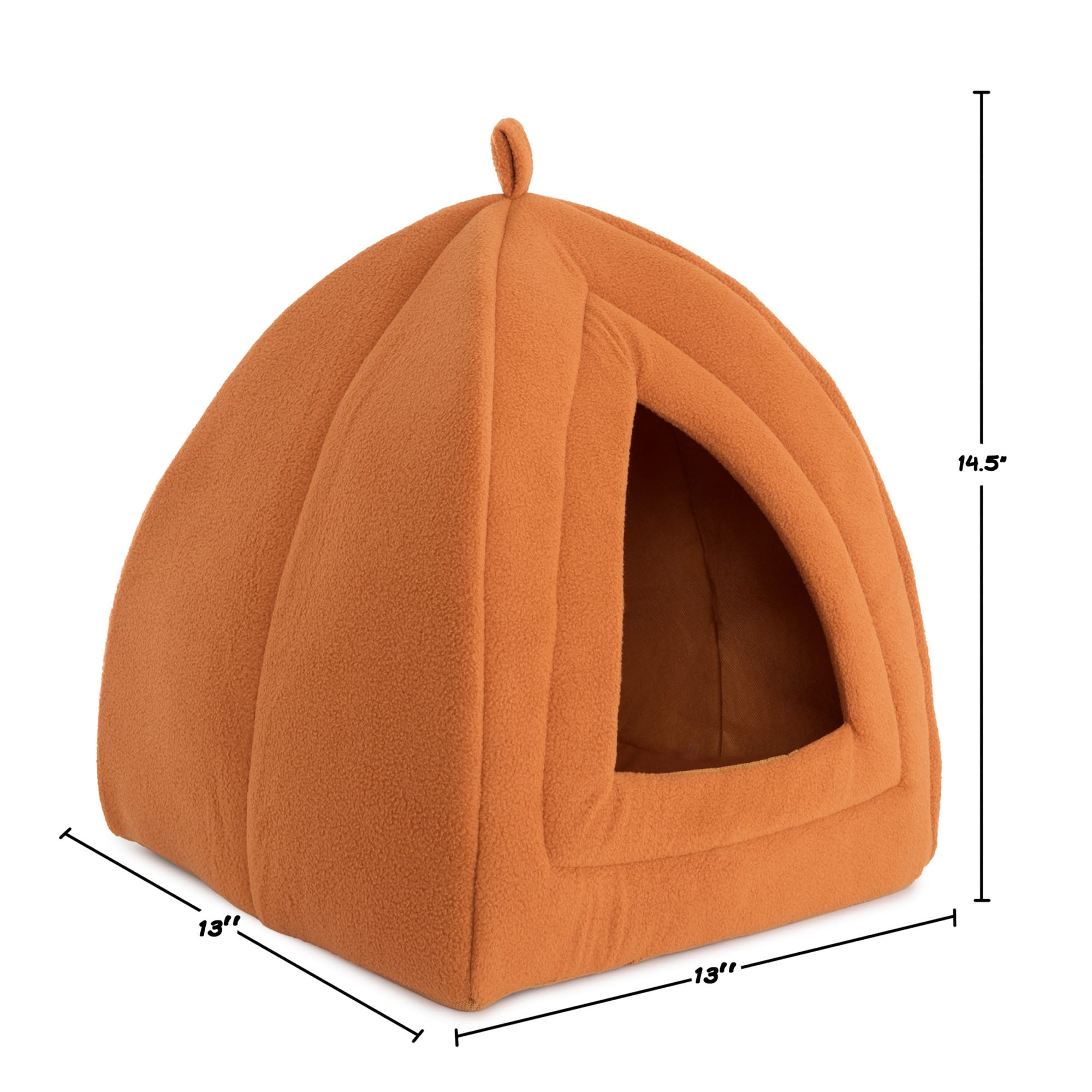 Pet Adobe Brown Igloo Cat Tent， 13