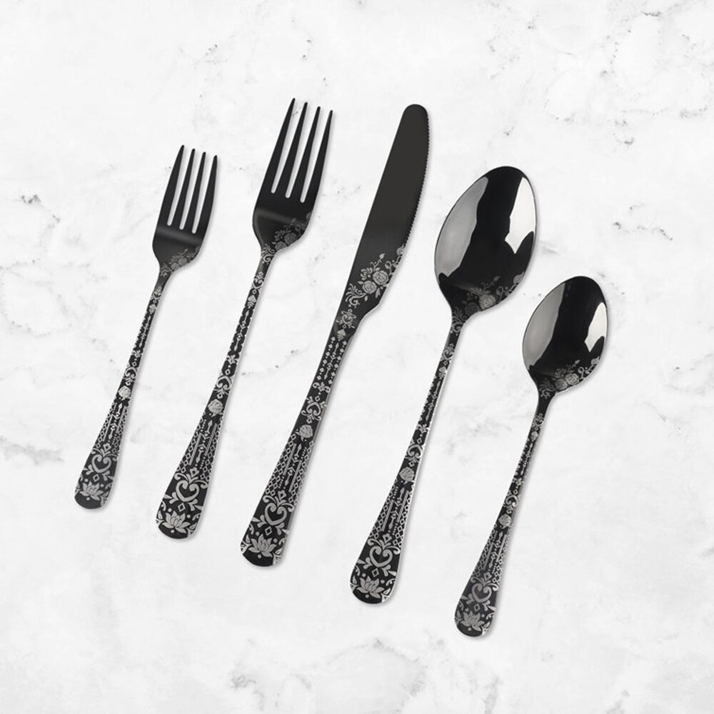 Stainless Steel Flatware Set   Service for 4