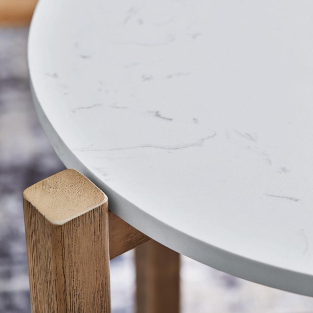 Better Homes and Gardens Round Marble End Table