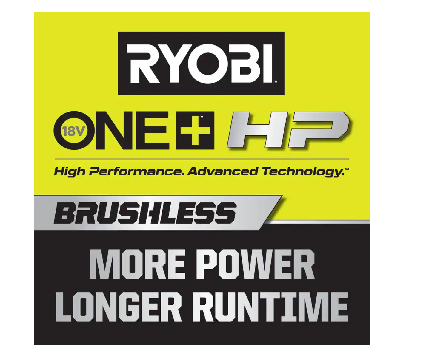 RYOBI P21014BTLVNM ONE+ HP 18V Brushless Whisper Series 130 MPH 450 CFM Cordless Battery Leaf Blower (Tool Only)