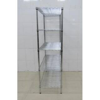 HDX 5-Tier Commercial Grade Heavy Duty Steel Wire Shelving Unit in Chrome (48 in. W x 72 in. H x 18 in. D) HD184872-5ICPS