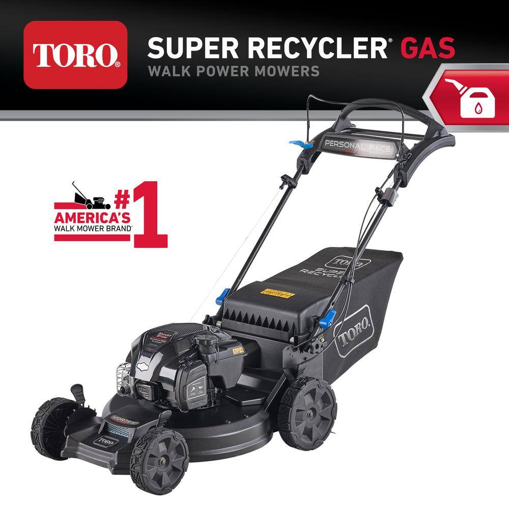 Toro 21 in. Super Recycler 7.25 ft. lbs. Gross Torque Briggs and Stratton Gas Recoil Start Walk Behind Push Mower 21563