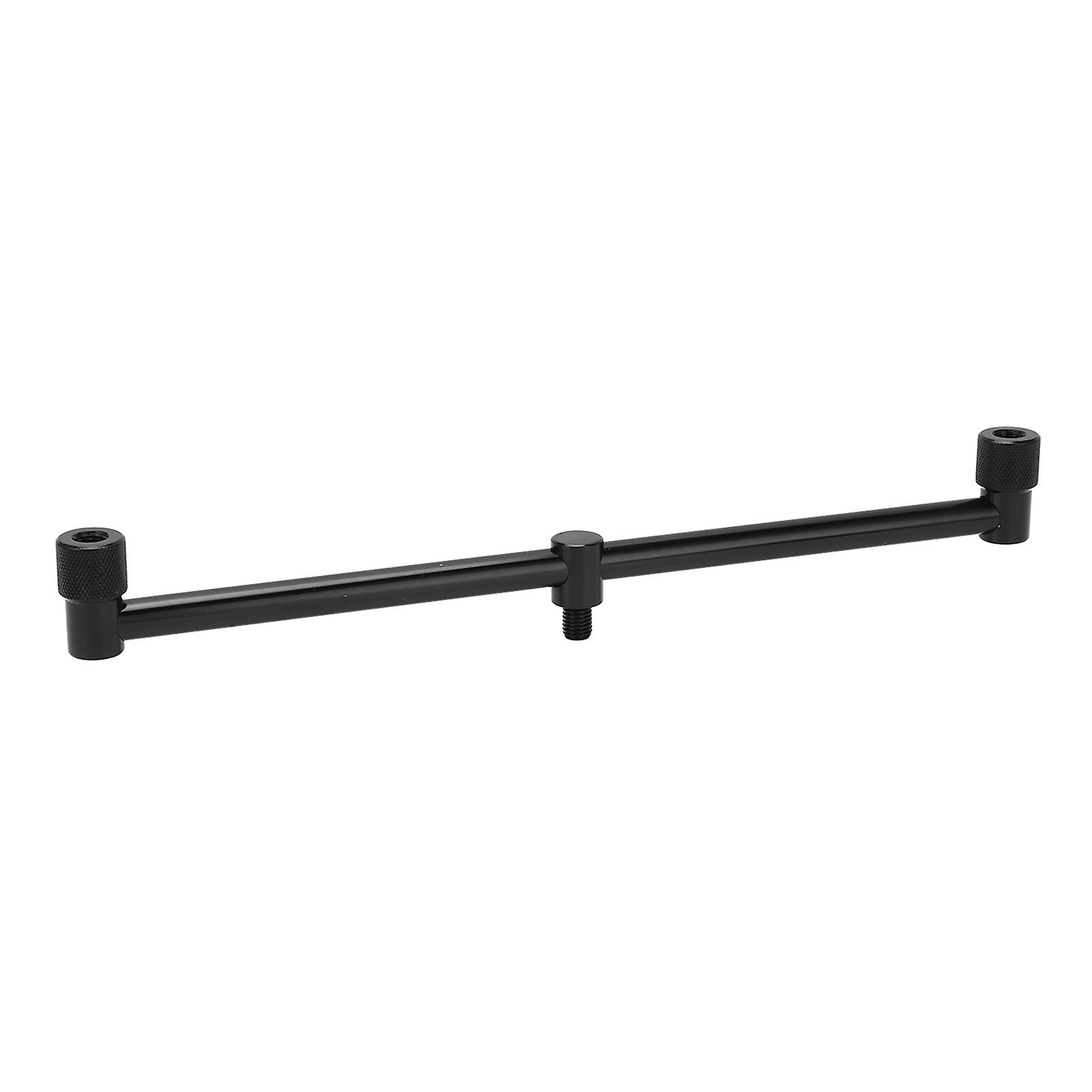 Fishing Rod Pod Stand Holder Aluminium Alloy Fishing Pole Pod Stand Crossbar Bracket2 Heads 30cm