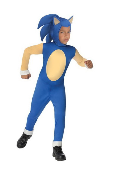 Rubies Sonic The Hedgehog Jumpsuit   Mask Costume ...