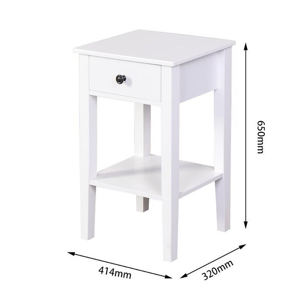 Bedroom Floor-standing Storage Table with a Drawer