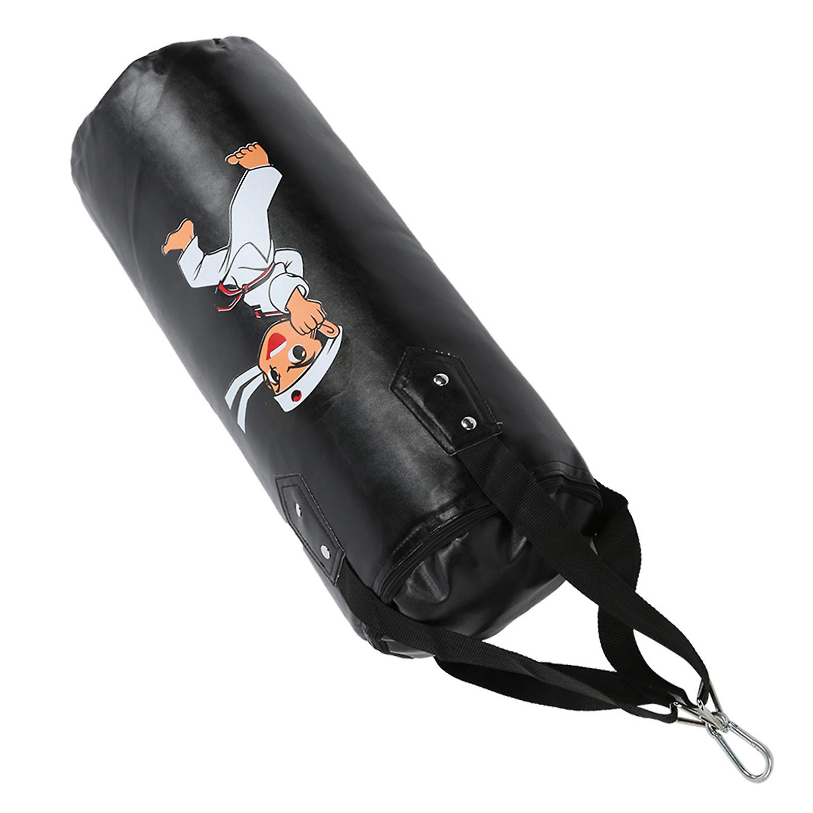 Children Boxing Sandbag Hanging Type Kid Sanda Muay Thai Training Hollow Equipmentblack 60cm