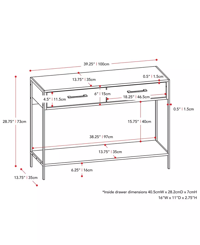 CorLiving Joliet Entryway Table