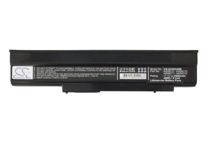 Acer Extensa 5210 Extensa 5210300508 Extensa 5220 Replacement Battery BatteryClerkcom Laptop and Notebook