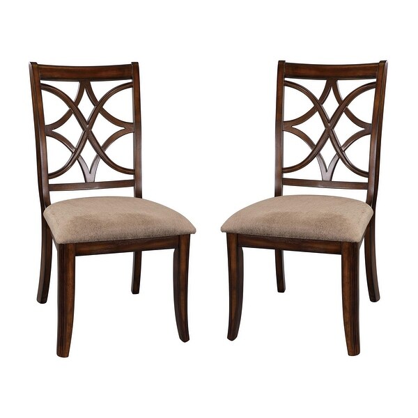 Wooden Side Chairs Set of 2