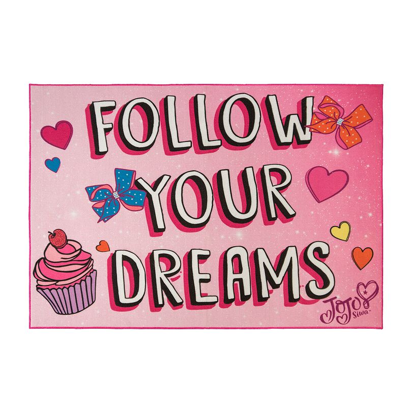 Nickelodeon JoJo Siwa ''Follow Your Dreams'' Rug - 4'6'' x 6'6''