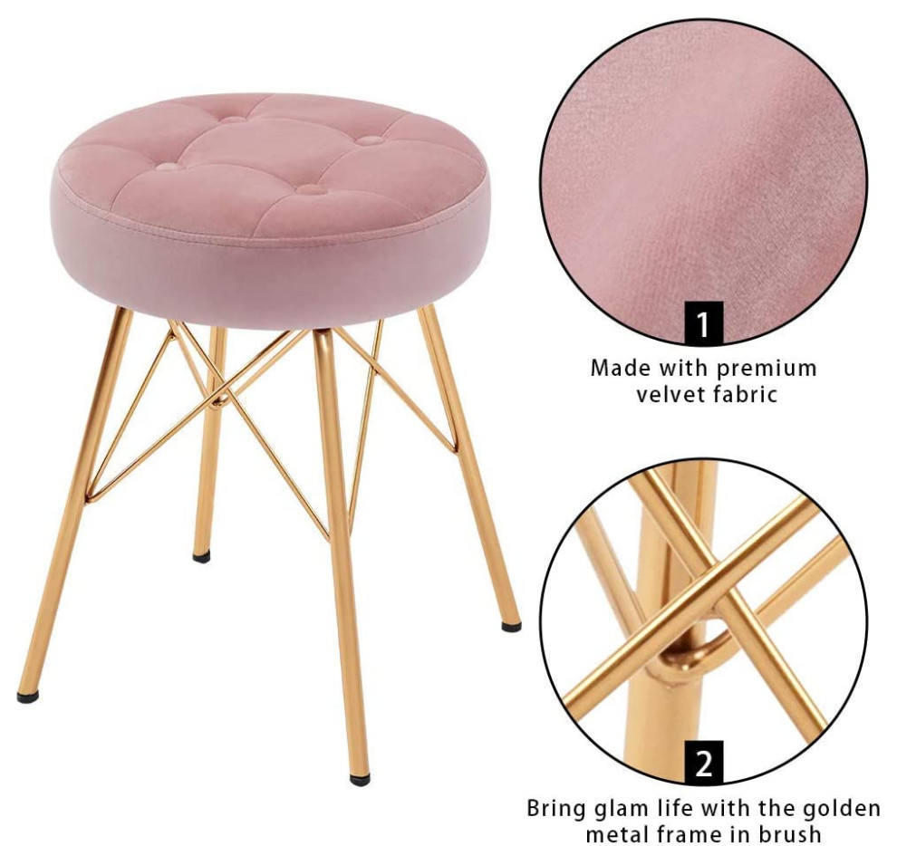 Small Ottoman Foot Rest Stool   Contemporary   Footstools And Ottomans   by Imtinanz  LLC  Houzz