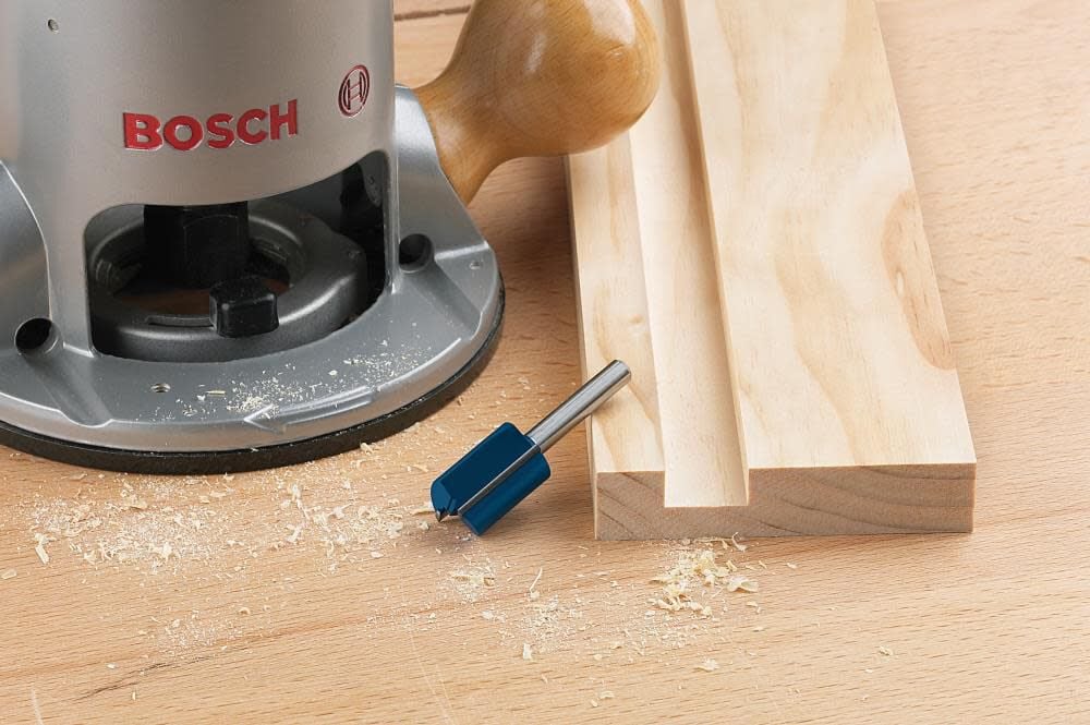 Bosch 9/16 In. x 1-1/4 In. Carbide Tipped 2-Flute Straight Bit 85258M from Bosch