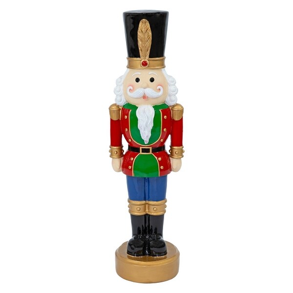 Sunnydaze Tommy the Toy Soldier Christmas Nutcracker Statue