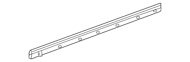 Door Window Belt Weatherstrip (Front)