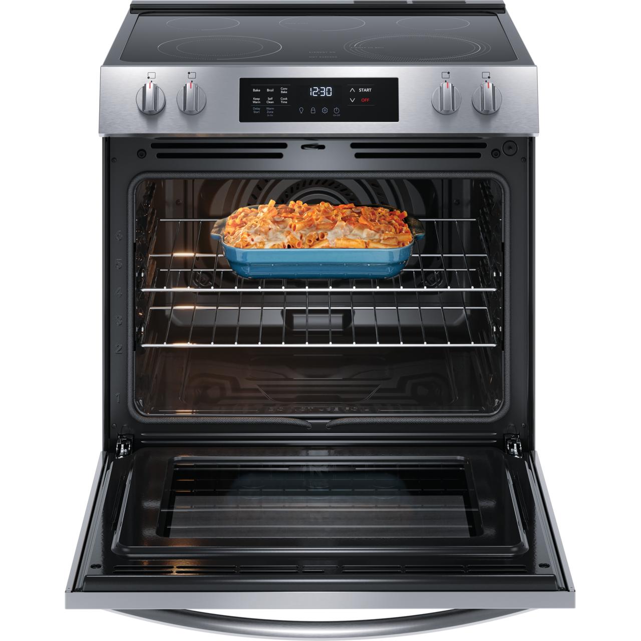 Frigidaire 30-inch Freestanding Electric Range with EvenTemp? FCFE308CAS