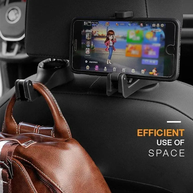 (🎉NEW YEAR SALE-48% OFF) 2 in 1 Car Headrest Hidden Hook(BUY 2 GET
