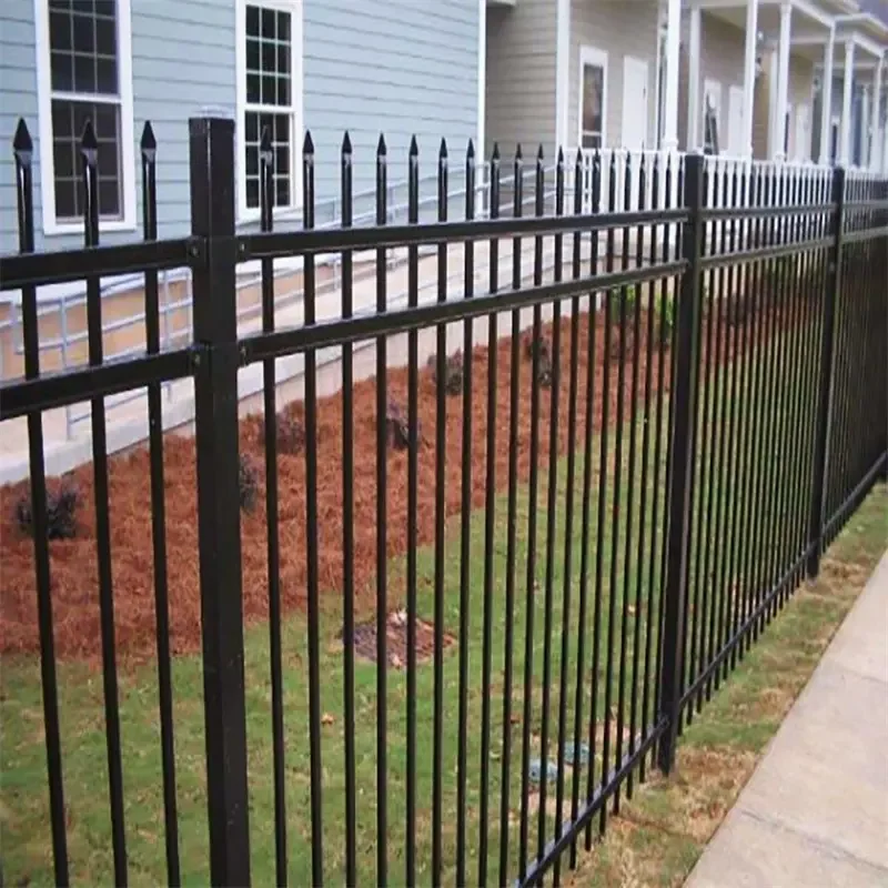 China Manufacturer Supply Durable Outdoor Metal Fence Easily Assembled Steel Fence