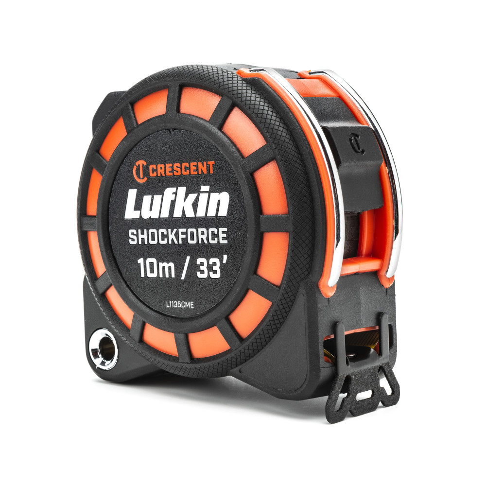 Crescent Lufkin Shockforce Tape Measure Dual Sided 1 3/16 x 10m/33and#8242;