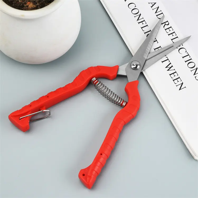 Garden Hand Tools Pruning Shears Steel Garden Scissor Tree Fruit Pruning Shears