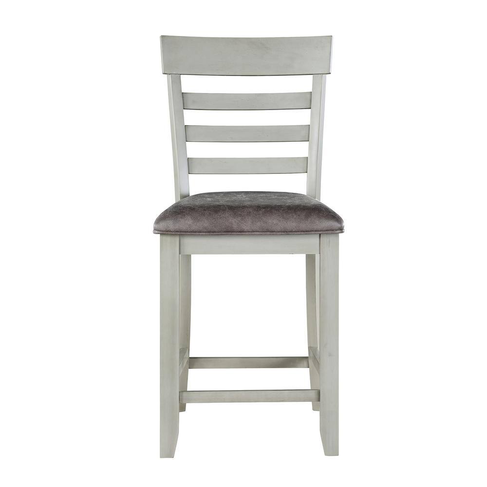 Steve Silver Hyland Gray 24 in. Counter Height Dining Chair (Set of 2) HY500CC