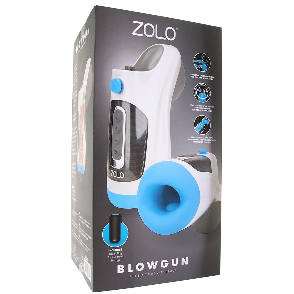 Zolo Blowgun Full Shaft Auto Masturbator