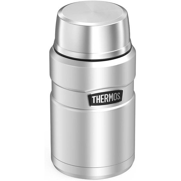 Thermos 24 Oz Stainless King Vacuum Insulated Stainless Steel Food Jar Silver