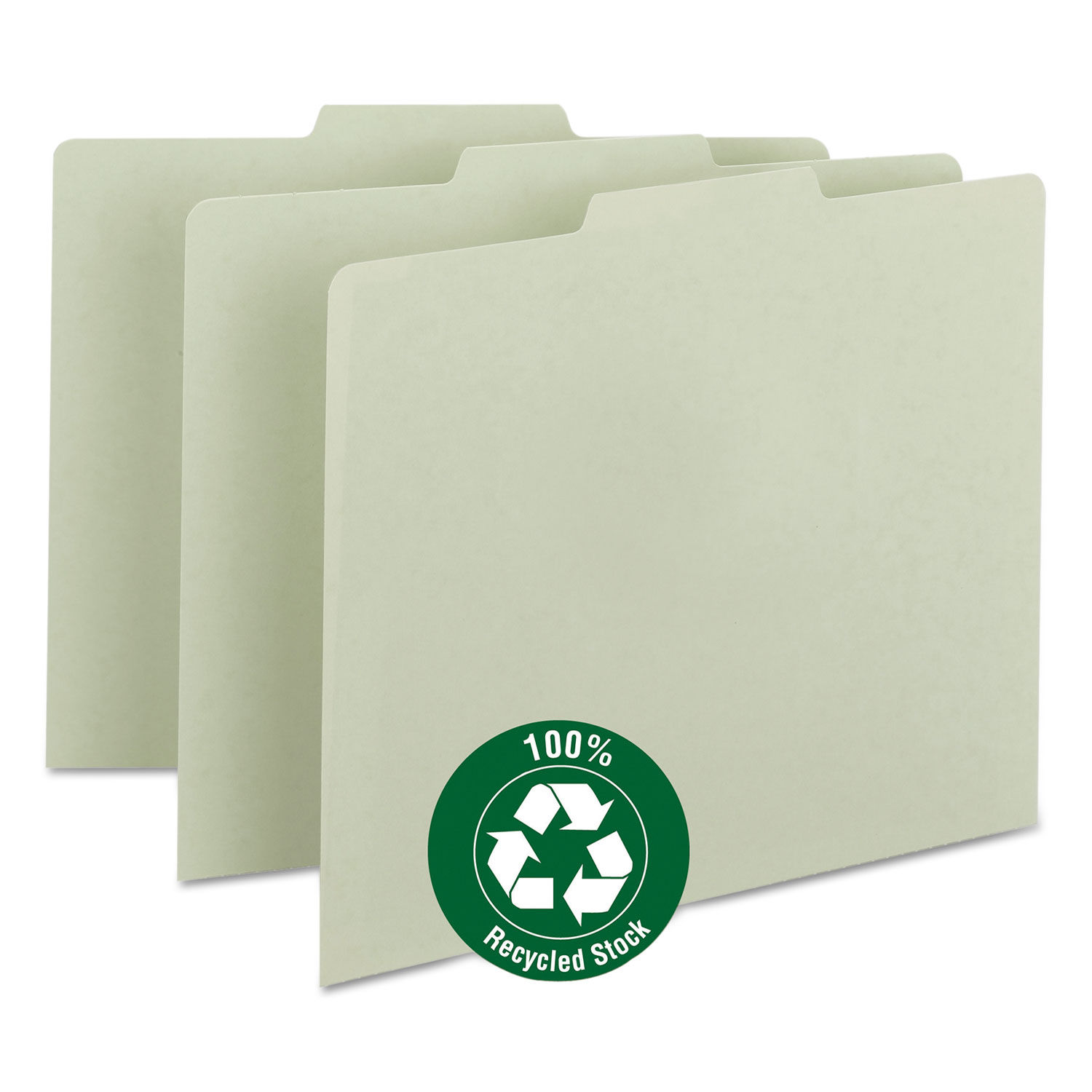 Recycled Blank Top Tab File Guides by Smeadandreg; SMD50334