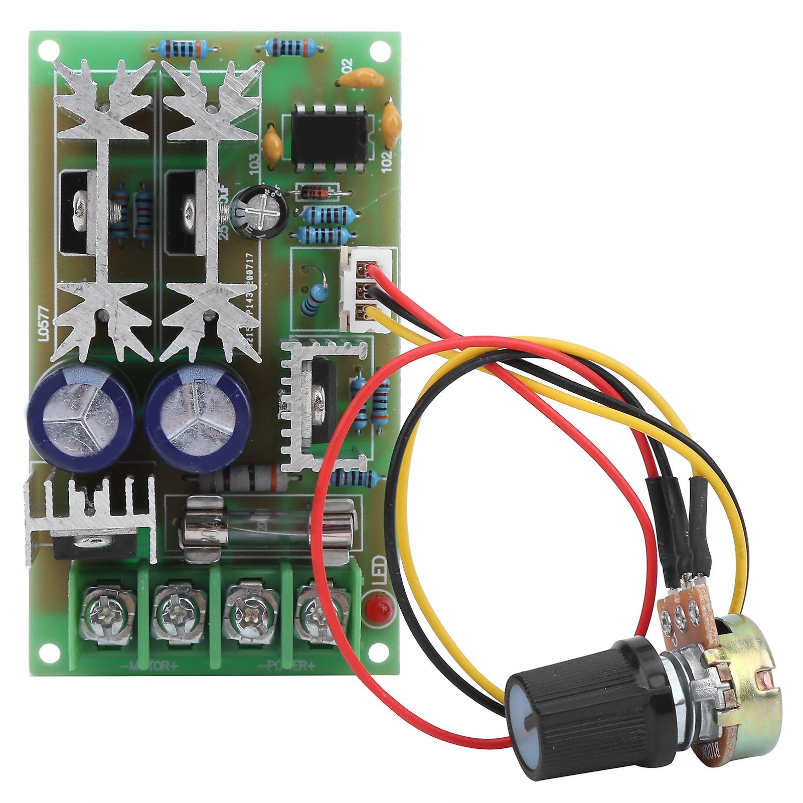 Motor Speed Control Module Dc12v24v36v48v High Power Drive Board Pwm 20a Dc10-60v