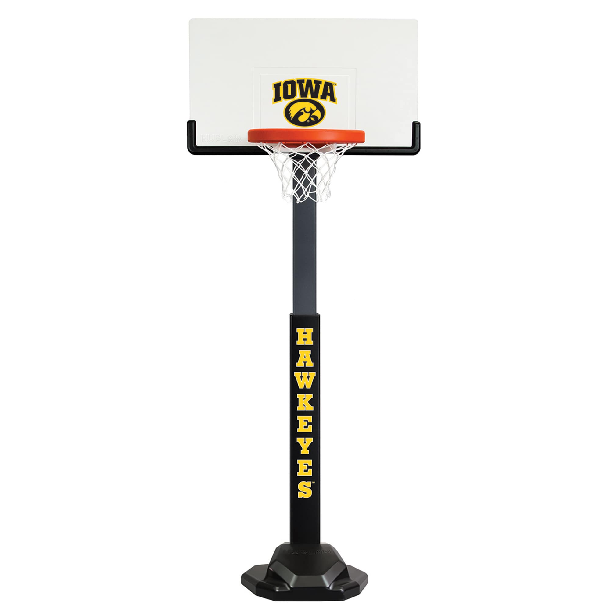 Iowa Hawkeyes Team Adjustable Basketball Set