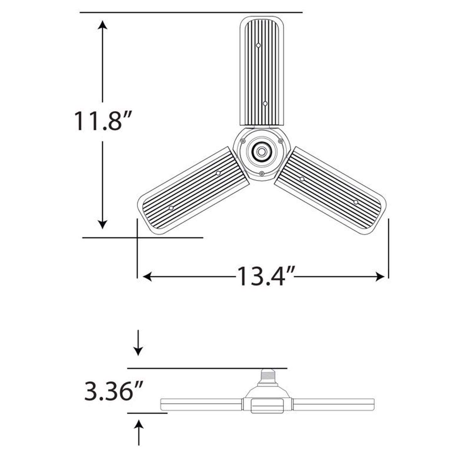 Feit LED Specialty 36 W ED26 LED HID Bulb 4000 lm Daylight Specialty 1 pk