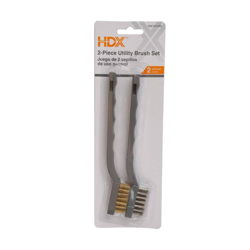 HDX 2-Piece Utility Brush Set 80-724-111