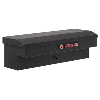 Weather Guard 41 in. Matte Black Aluminum Lo- Side Truck Tool Box 184-52-03