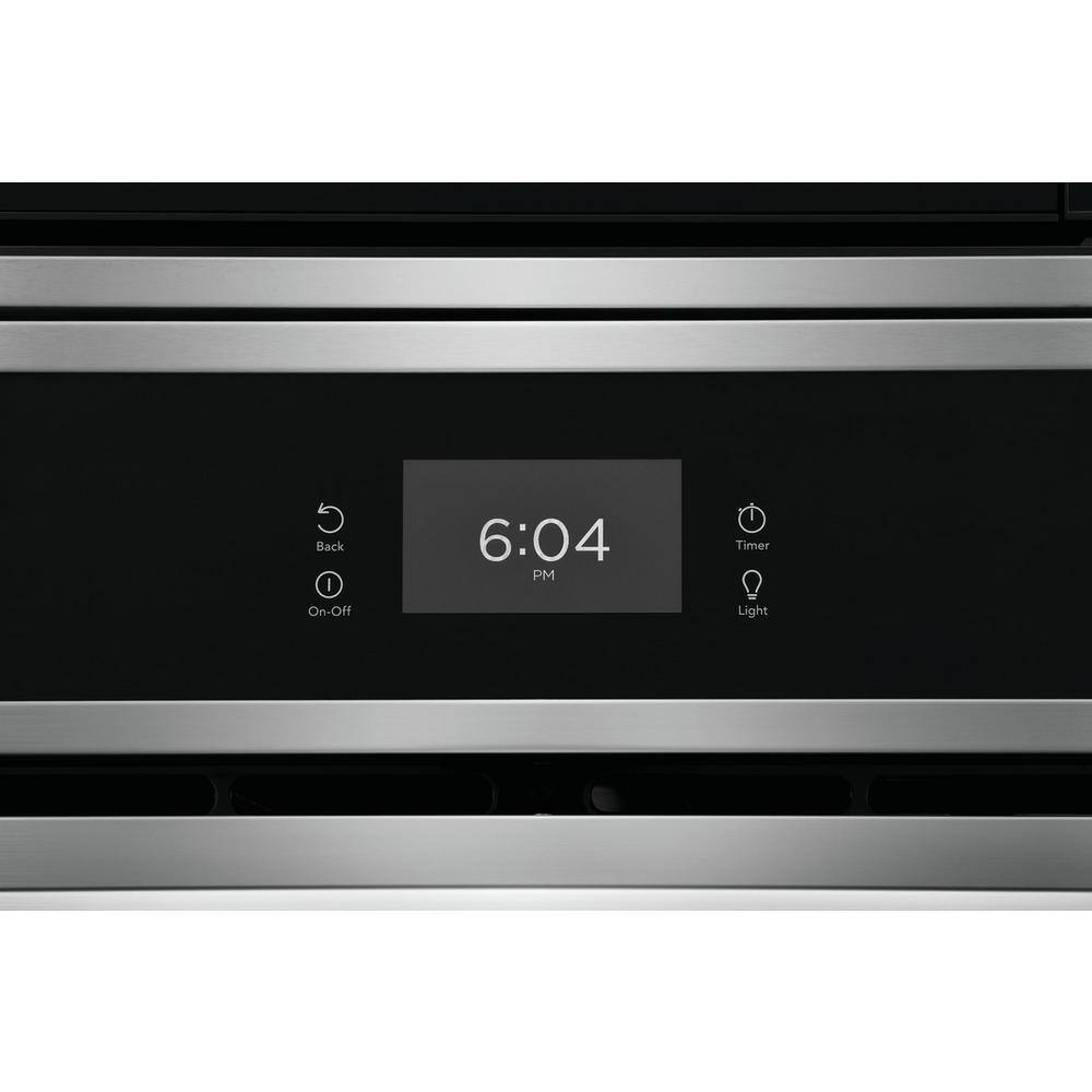 Frigidaire 27 in. Electric Wall OvenMicrowave Combination in Stainless Steel FCWM2727AS