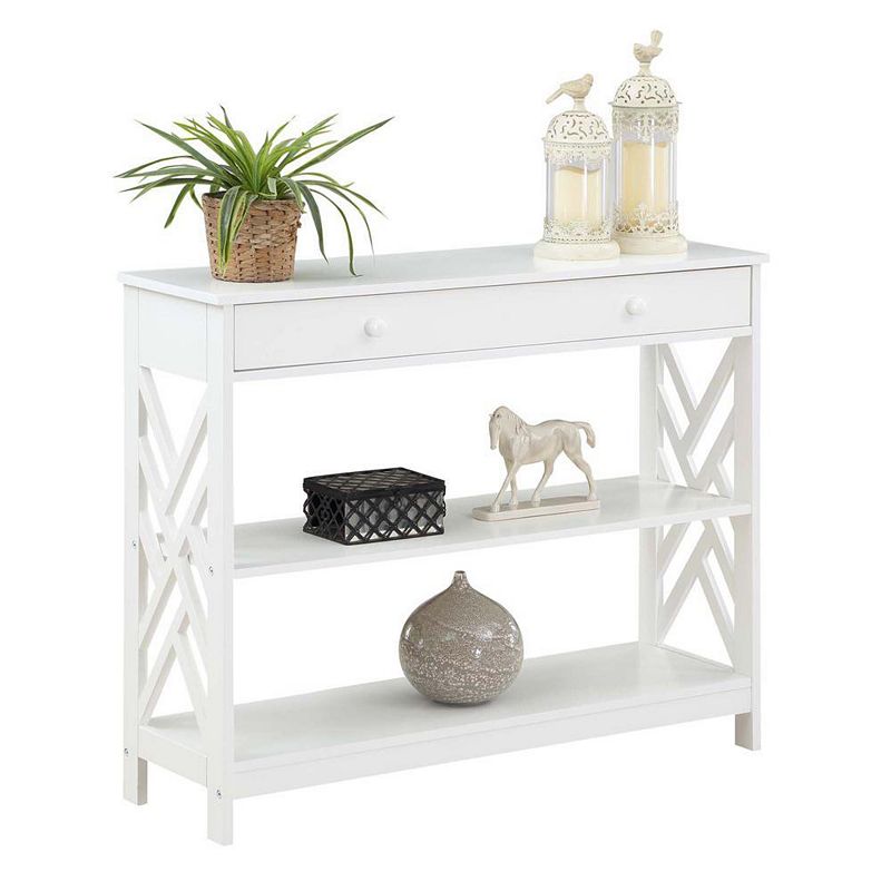 Convenience Concepts Titan 1 Drawer Console Table with Shelves