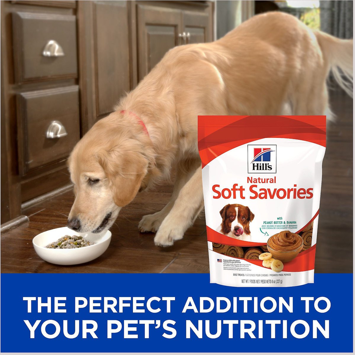 Hill's Natural Soft Savories with Peanut Butter and Banana Dog Treats