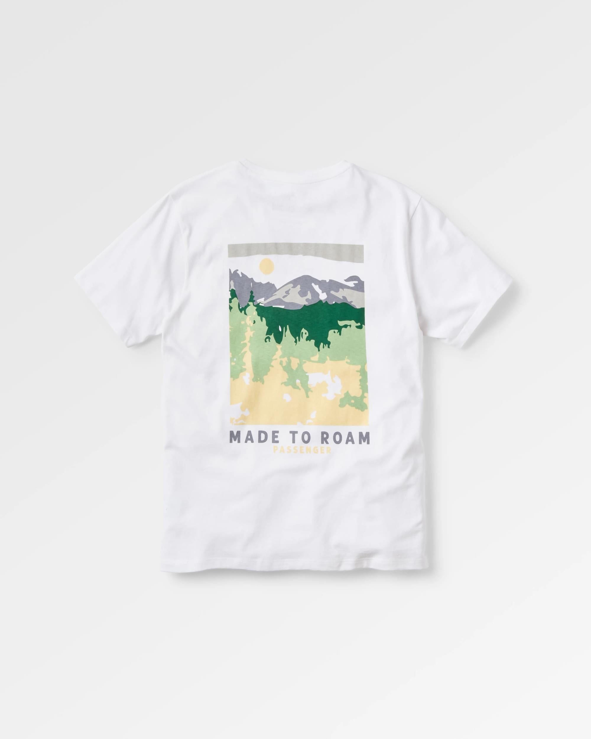 Open Road Recycled Cotton T-Shirt - White