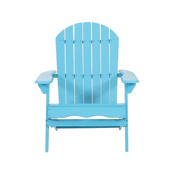 Hanlee Outdoor Rustic Acacia Wood Folding Adirondack Chair (Set of 2) by Christopher Knight Home