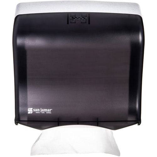 San Jamar T1755TBK Ultrafold Fusion C-Fold / Multi-Fold Towel Dispenser， Black Pearl