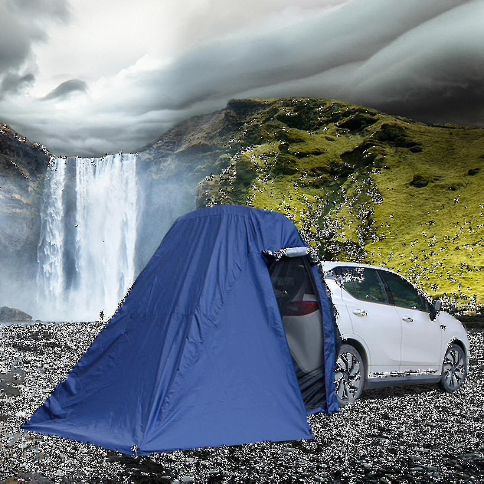 Portable Car Tent Extens Car Trunk Tent Vehicle Canopy Beach For Outdoor Cam -driving Bbq(，)