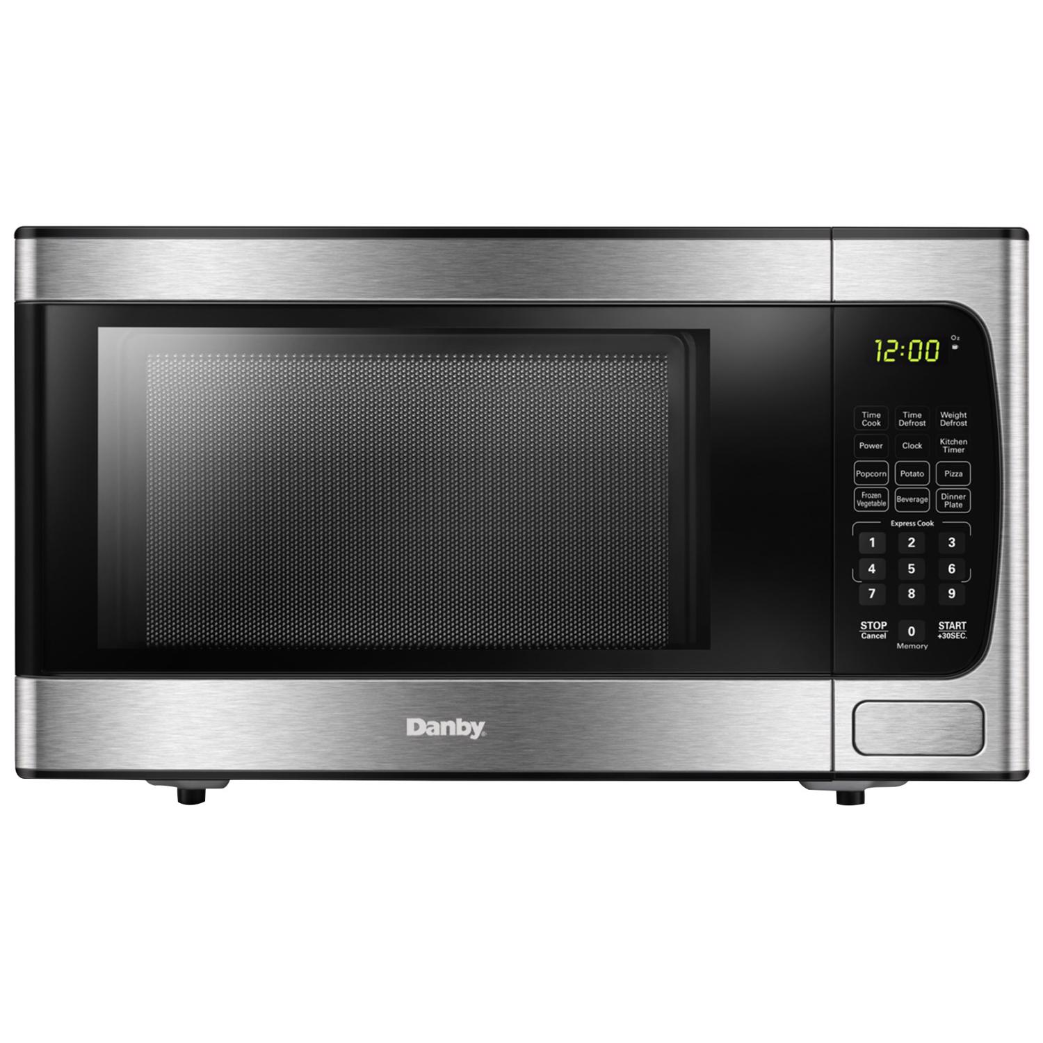 Danby 0.9 cu ft Silver Microwave 900 W